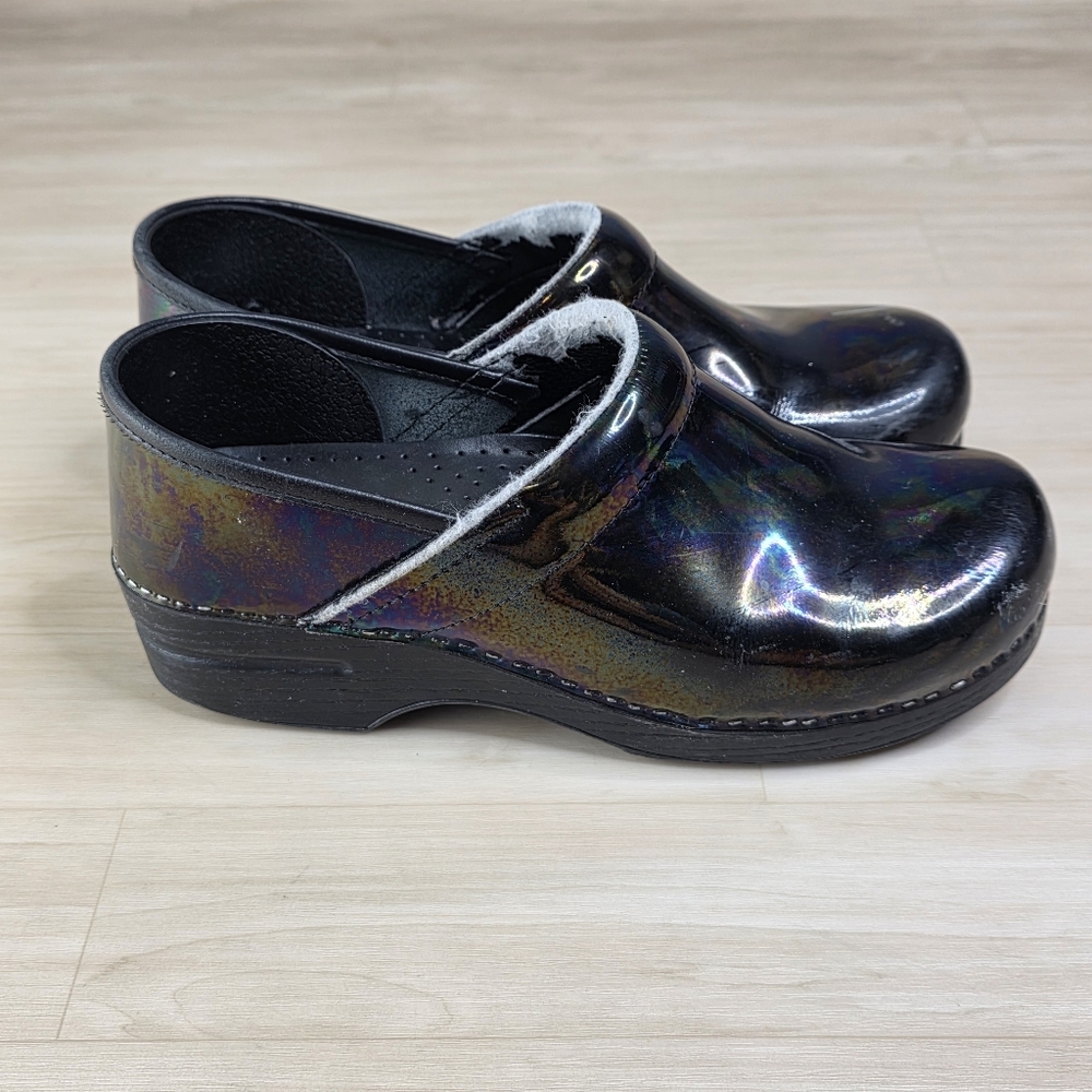 Dansko Professional‎ Women's Clogs Petrol Patent Size 10.5